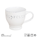 3oz Espresso Kaffeetasse mit gebürstetem Rand Design